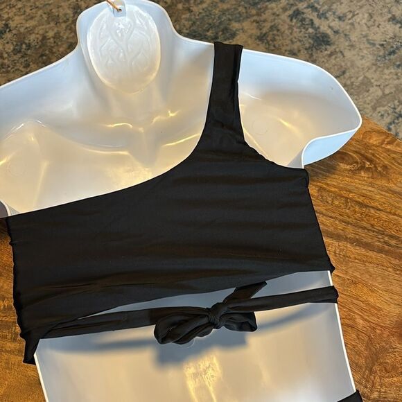 KEYLOWS CUT OUT SIDE TIE BLACK MONOKINI medium - Picture 5 of 6